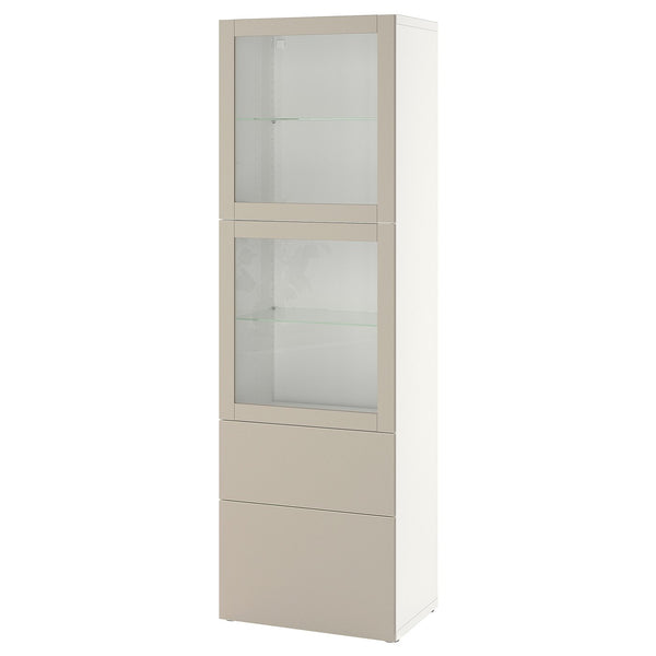 BESTÅ storage combination w glass doors