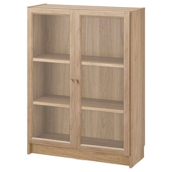 BILLY / OXBERG bookcase with glass doors