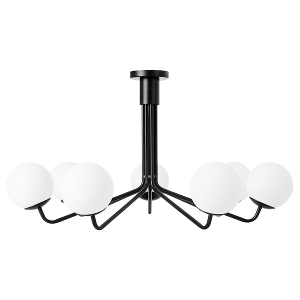 GLANSSLINKE chandelier, 7-armed