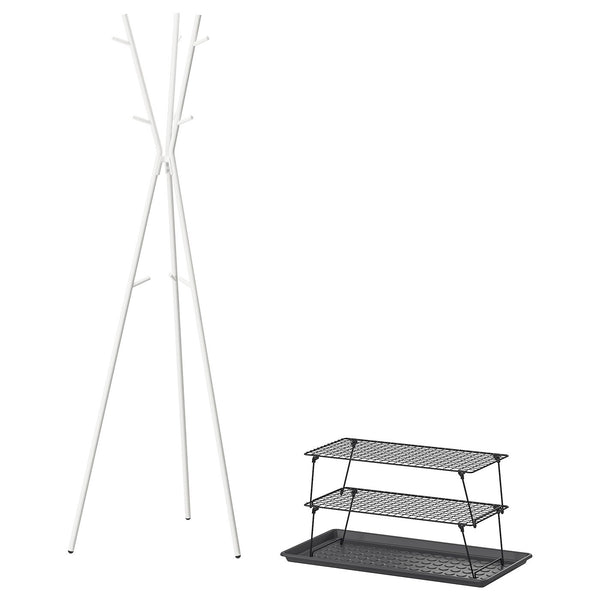 GREJIG / EKRAR hallway furniture, set of 4