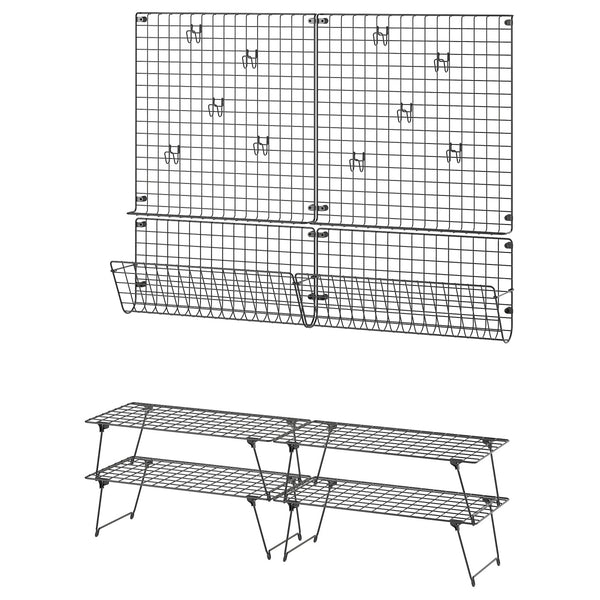 GREJIG hallway furniture, set of 8