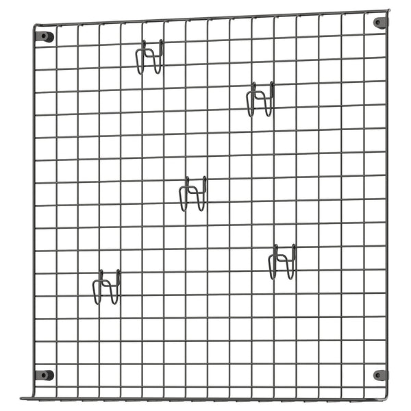 GREJIG Wall grid with rail