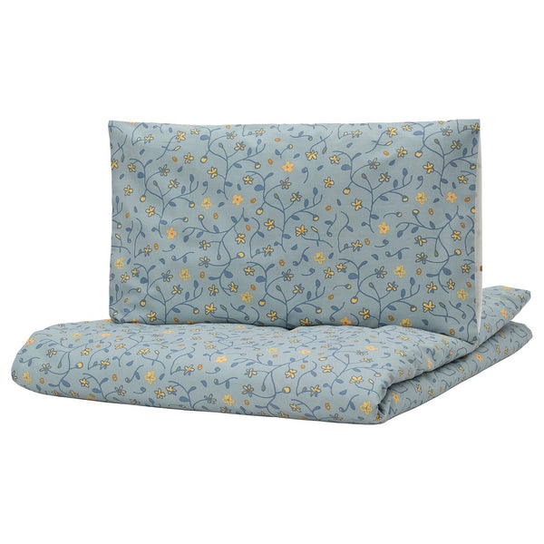 GULDVÄVARE duvet cover 1 pillowcase for cot