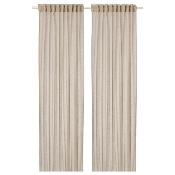 HÄLLEBRÄCKA sheer curtains, 1 pair