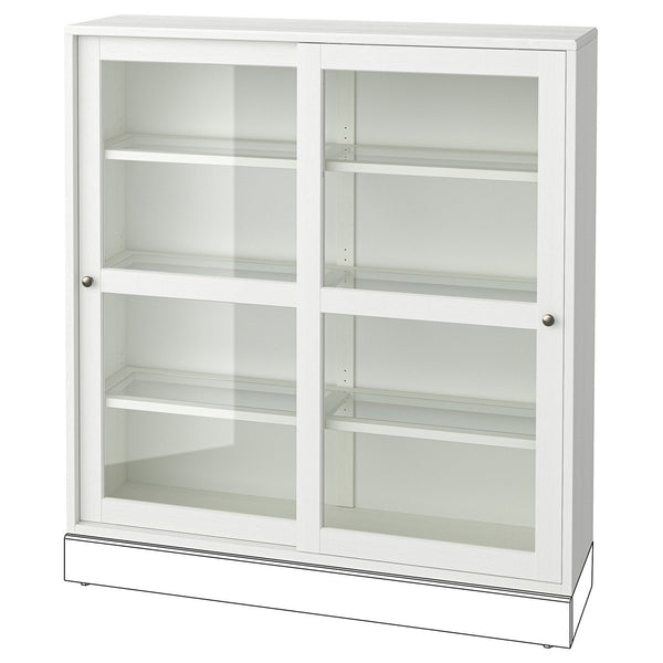 HAVSTA glass-door cabinet