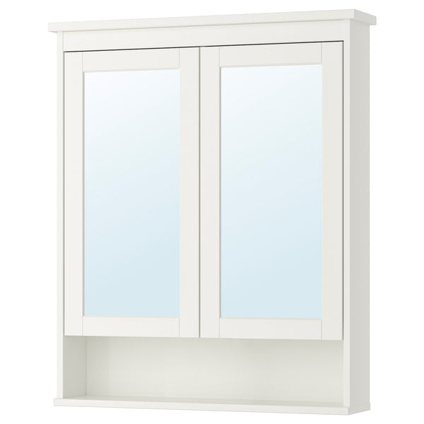 HEMNES mirror cabinet with 2 doors