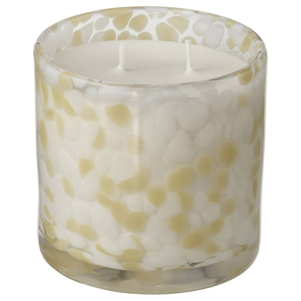 JÄMLIK scented candle in glass, 2 wicks