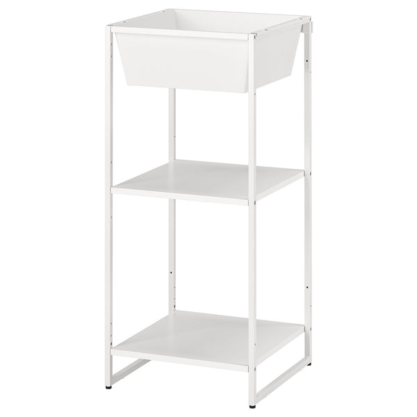 JOSTEIN Shelving unit with container