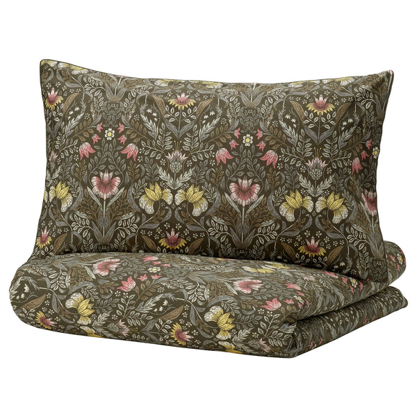 KÄRRDUNÖRT duvet cover and 2 pillowcases
