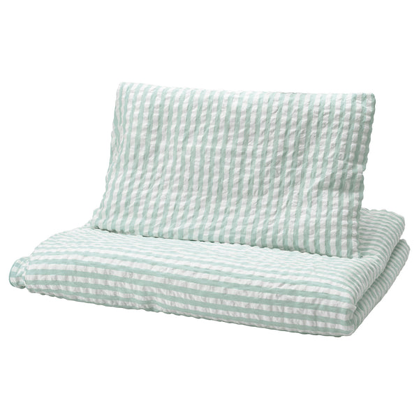 LEN duvet cover 1 pillowcase for cot, 110x125/35x55 cm