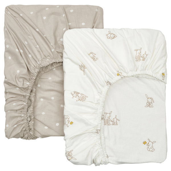 LEN fitted sheet for cot, 60x120 cm