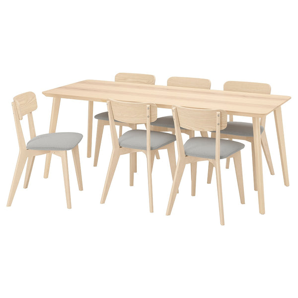 LISABO / LISABO table and 6 chairs