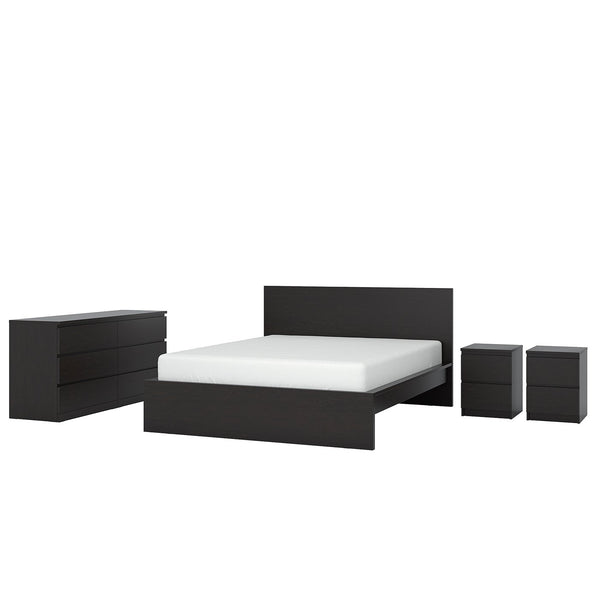 MALM bedroom furniture, set of 4