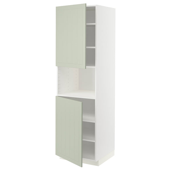 METOD high cab f micro w 2 doors/shelves