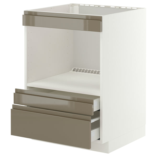 METOD / MAXIMERA base cabinet f built-in appliances, 60x60x80 cm
