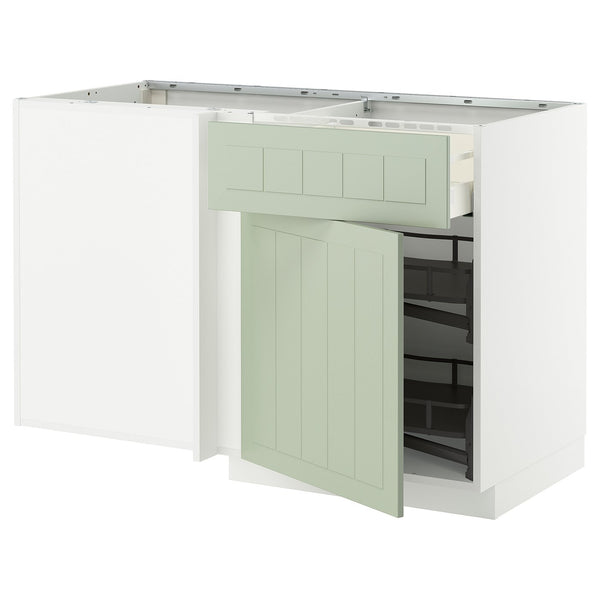 METOD / MAXIMERA corner base cab w drawer and p-out