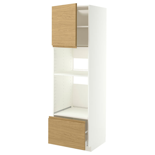 METOD / MAXIMERA high cabinet f built-in appliances, 60x60x200 cm