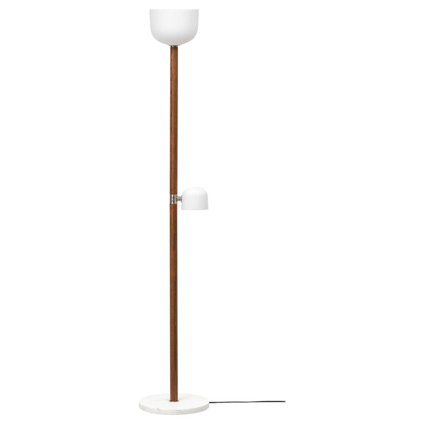 MOSSPLYM floor uplighter/reading lamp