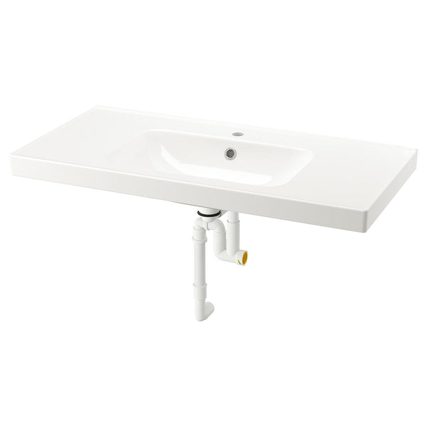 ORRSJÖN wash-basin with water trap