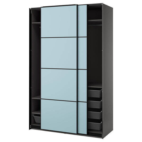 PAX / MEHAMN wardrobe with sliding doors