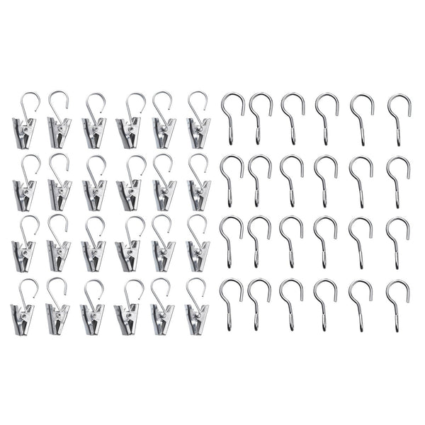 RIKTIG curtain hook with clip