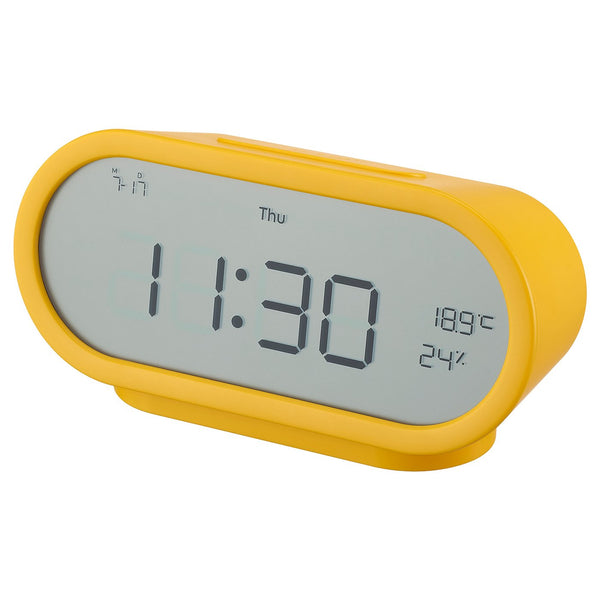 RÖDSTRÄFSE alarm clock with hygro-/thermometer