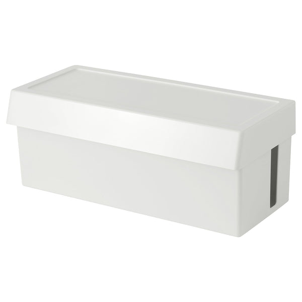 SÄTTING cable management box with lid