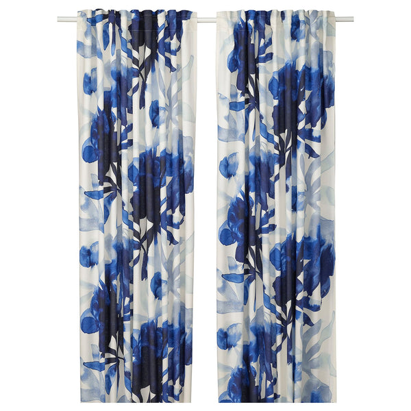 SKOGSNÄSSLA curtains, 1 pair