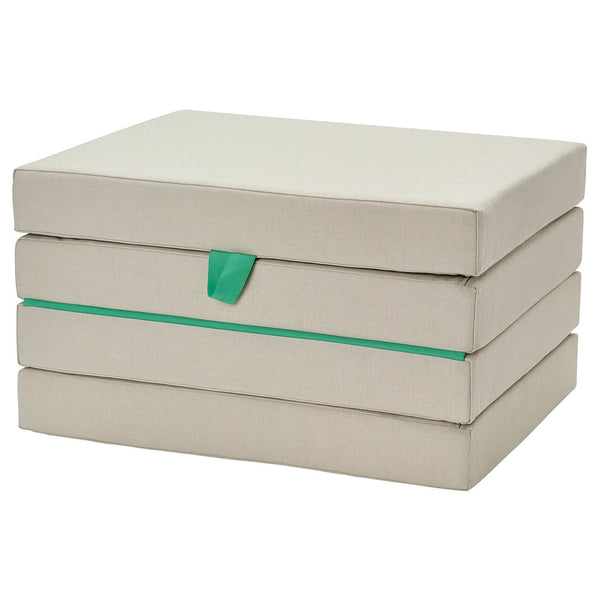 SLÄKT pouffe/mattress, foldable