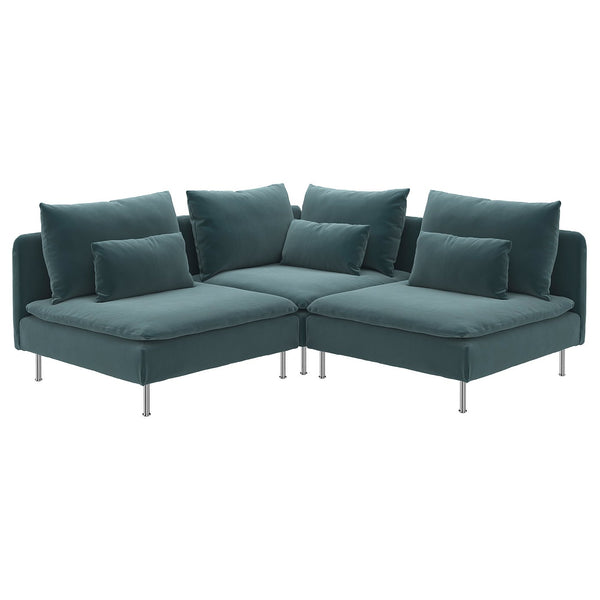 SÖDERHAMN corner sofa, 3-seat