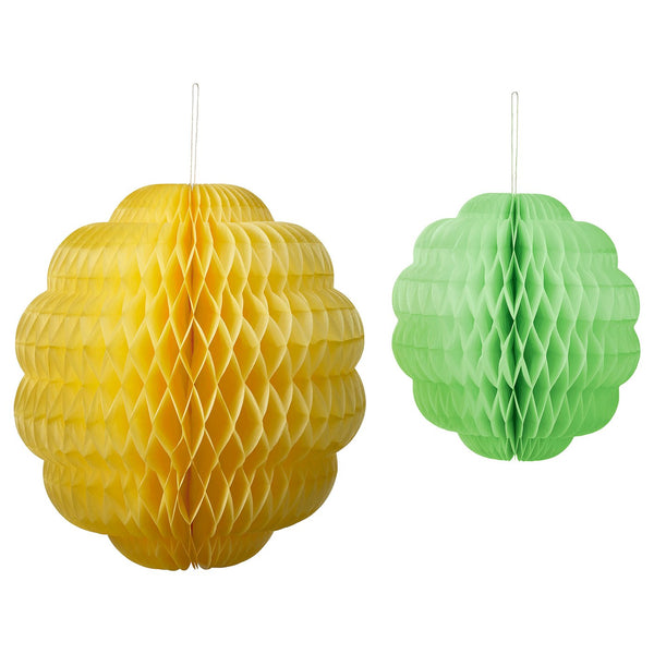 TJÄRLEK hanging decoration, set of 2