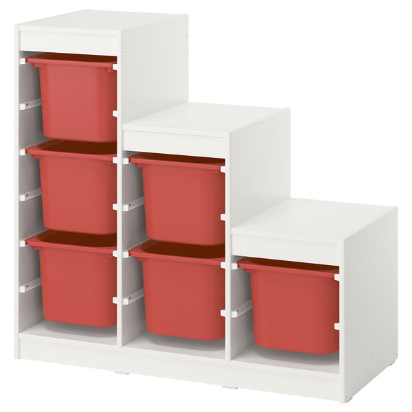TROFAST storage combination with boxes