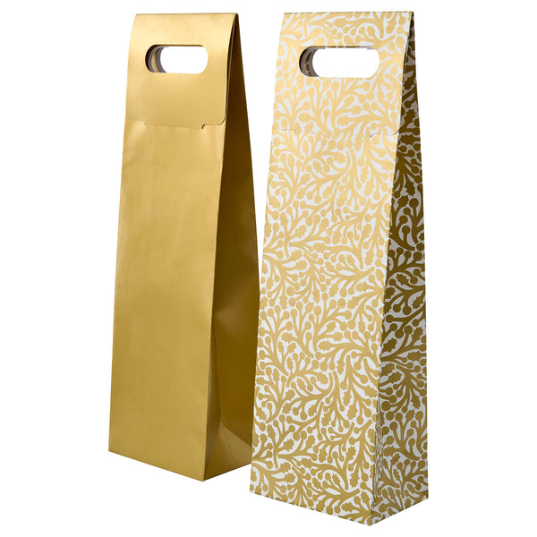 VINTERFINT gift bag for bottle, 13x41 cm