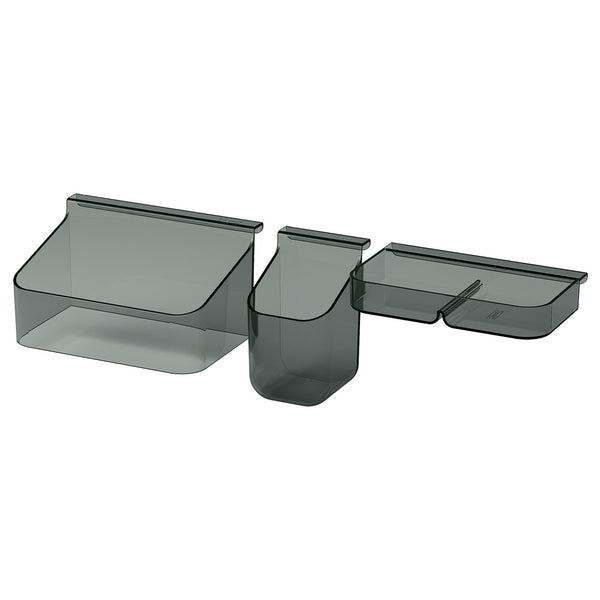 VISSLAÅN drawer organisers, set of 3
