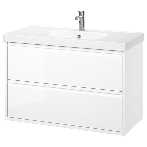 ÄNGSJÖN / ORRSJÖN wash-stnd w drawers/wash-basin/tap