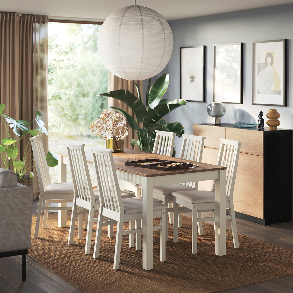 ÅLHULT / ÅLHULT table and 6 chairs
