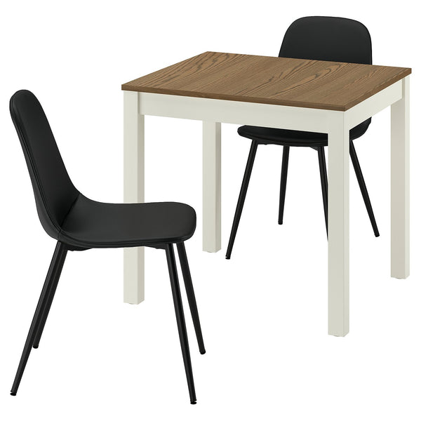 ÅLHULT / NORDMANSSKÄR table and 2 chairs