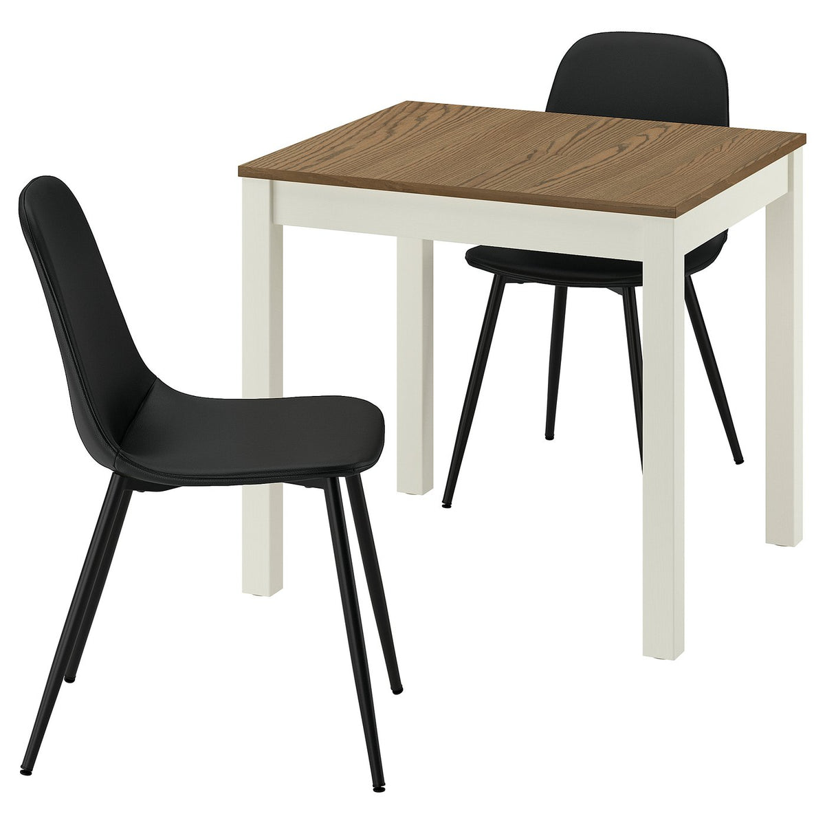 ÅLHULT / NORDMANSSKÄR table and 2 chairs
