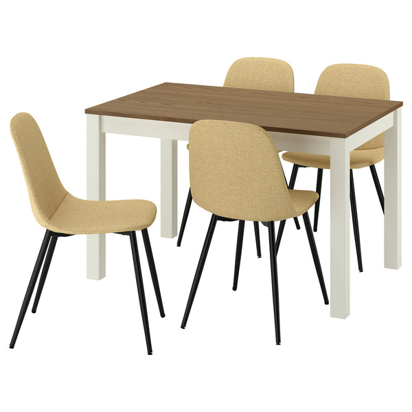 ÅLHULT / NORDMANSSKÄR table and 4 chairs