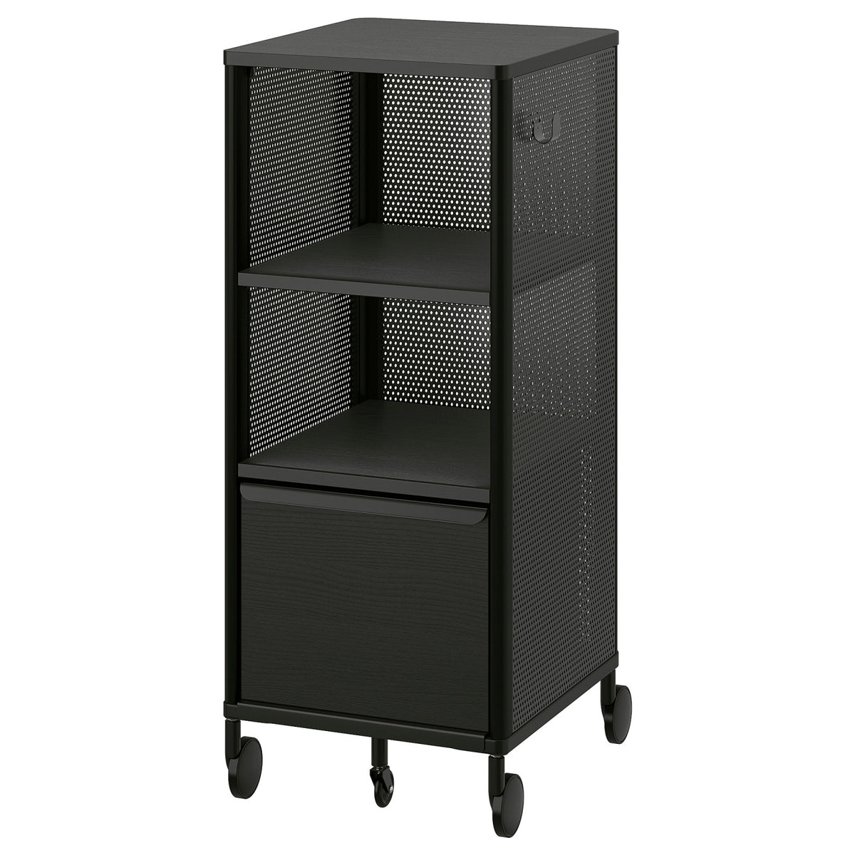 BEKANT storage unit on castors, 41x101 cm