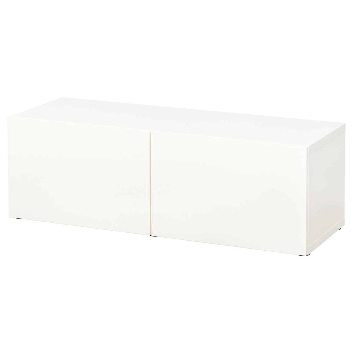 BESTÅ shelf unit with doors, 120x42x38 cm