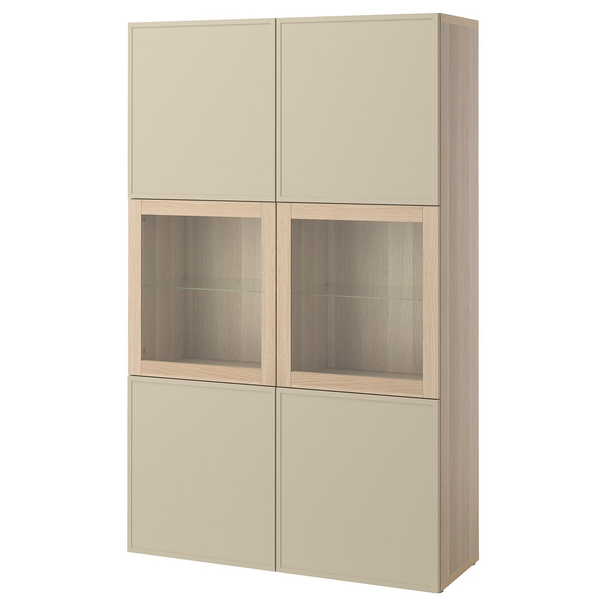 BESTÅ storage combination w glass doors
