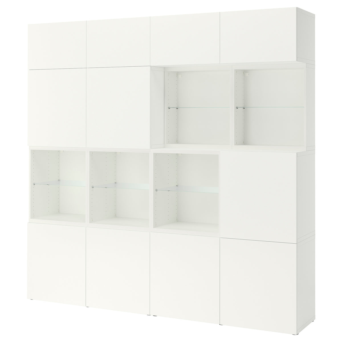 BESTÅ storage combination with doors, 240x42x231 cm