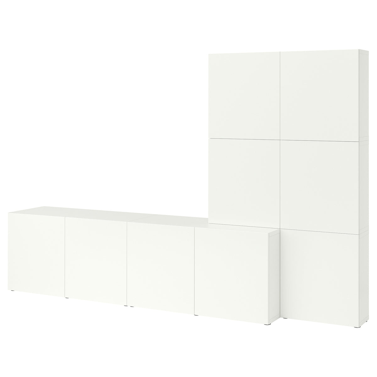 BESTÅ storage combination with doors, 300x42x193 cm