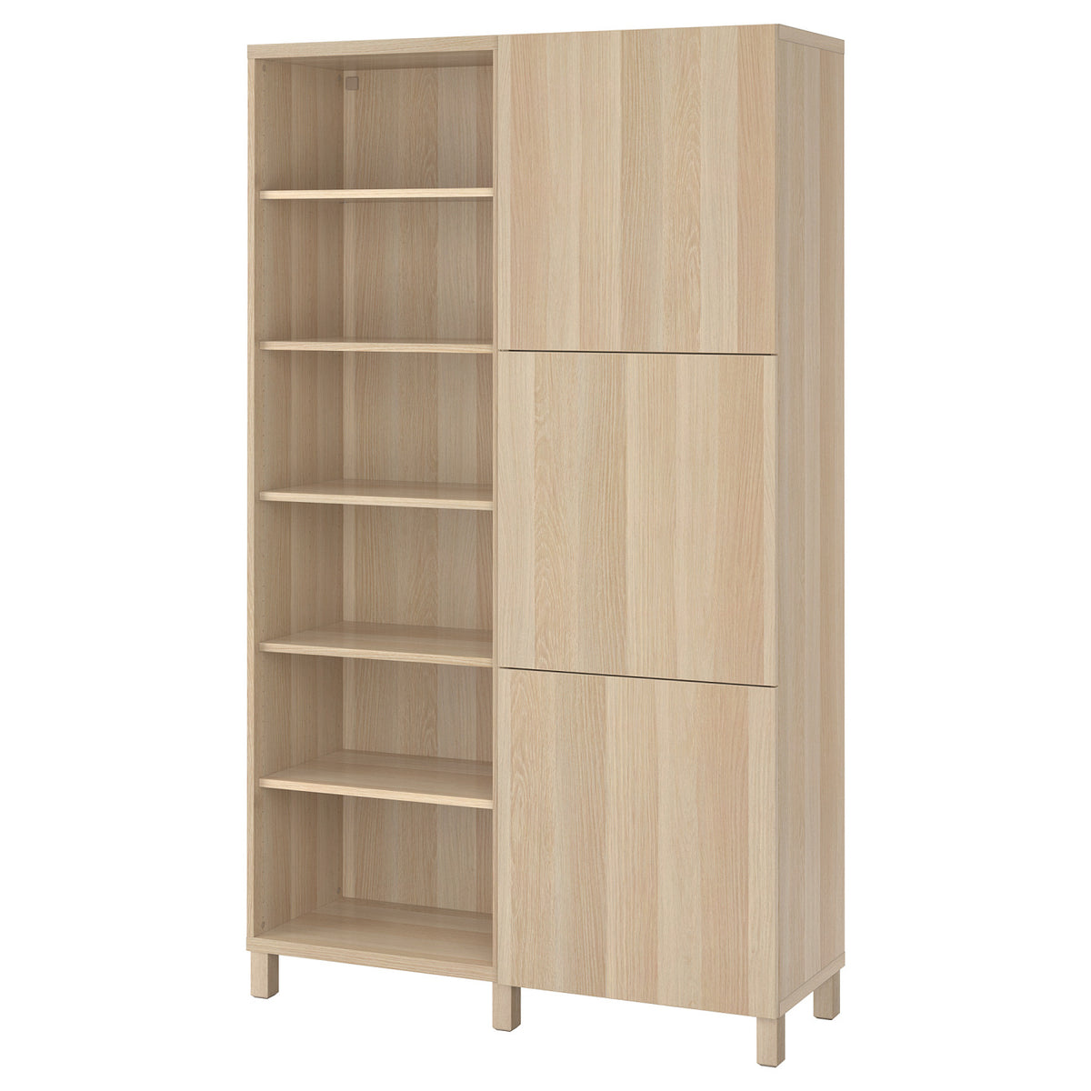 BESTÅ storage combination with doors, 120x42x202 cm