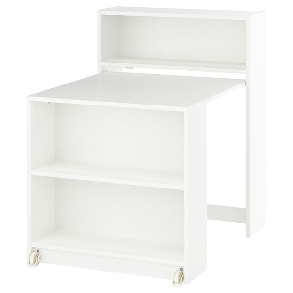 BILLY bookcase with foldable table