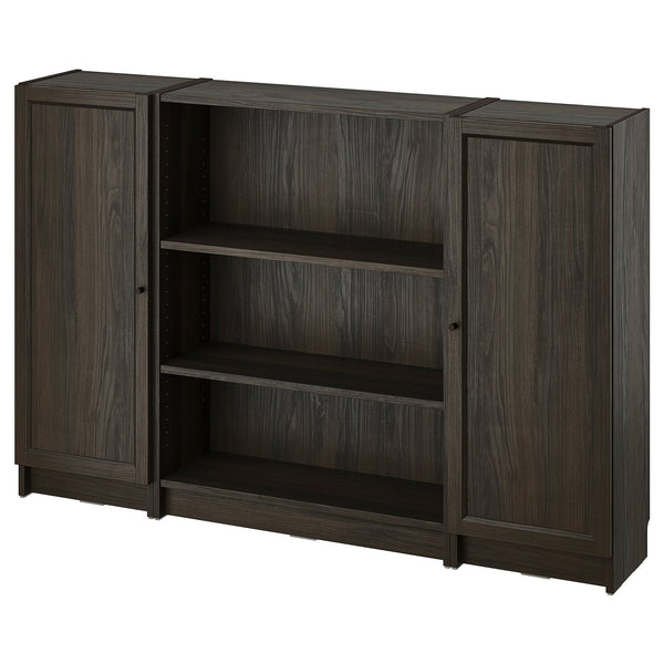 BILLY / OXBERG bookcase combination with doors