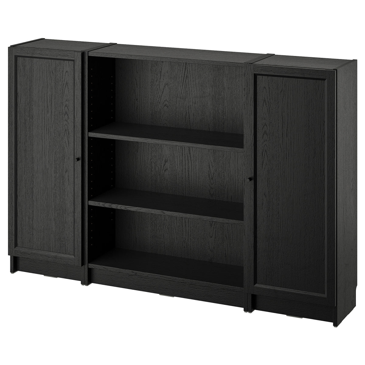 BILLY / OXBERG bookcase combination with doors
