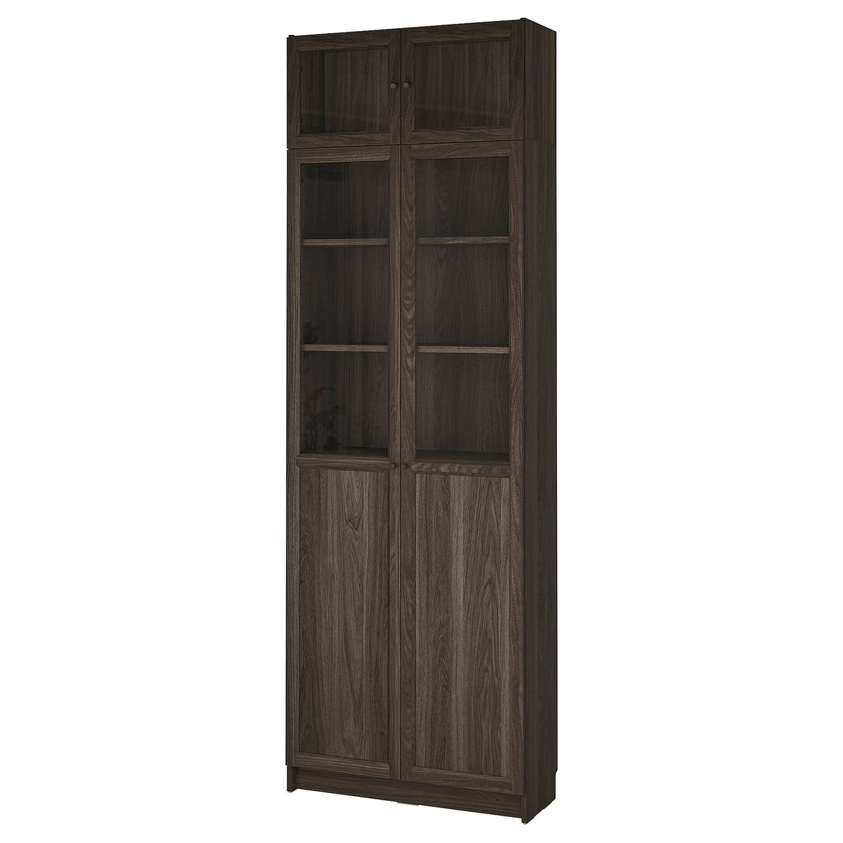 BILLY / OXBERG bookcase with glass doors