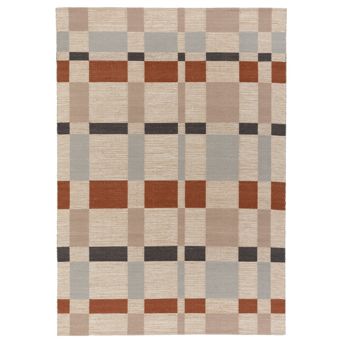 BLÅLJUS rug, flatwoven